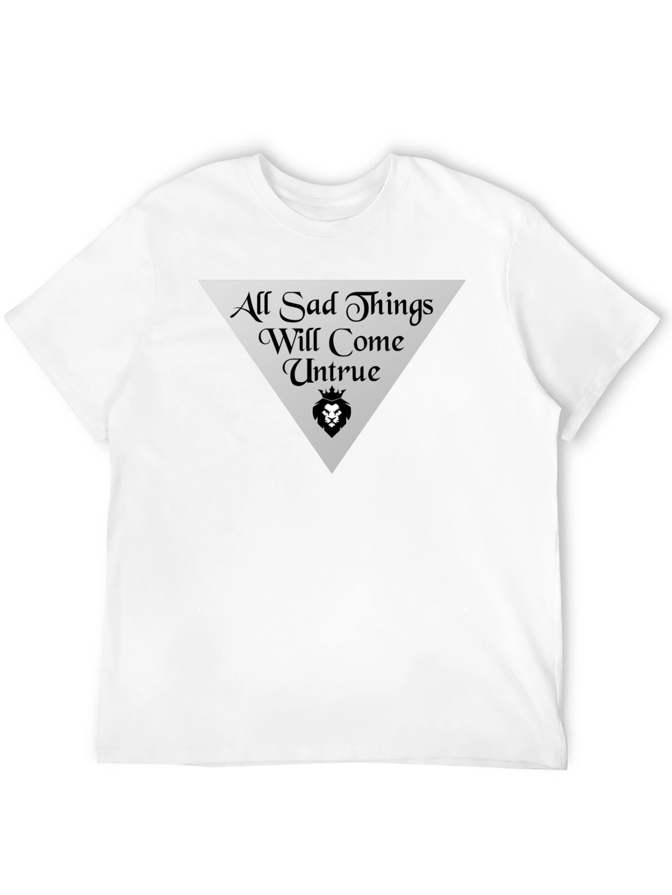 All Sad Things Graphic Tee - Black Cotton T-Shirt