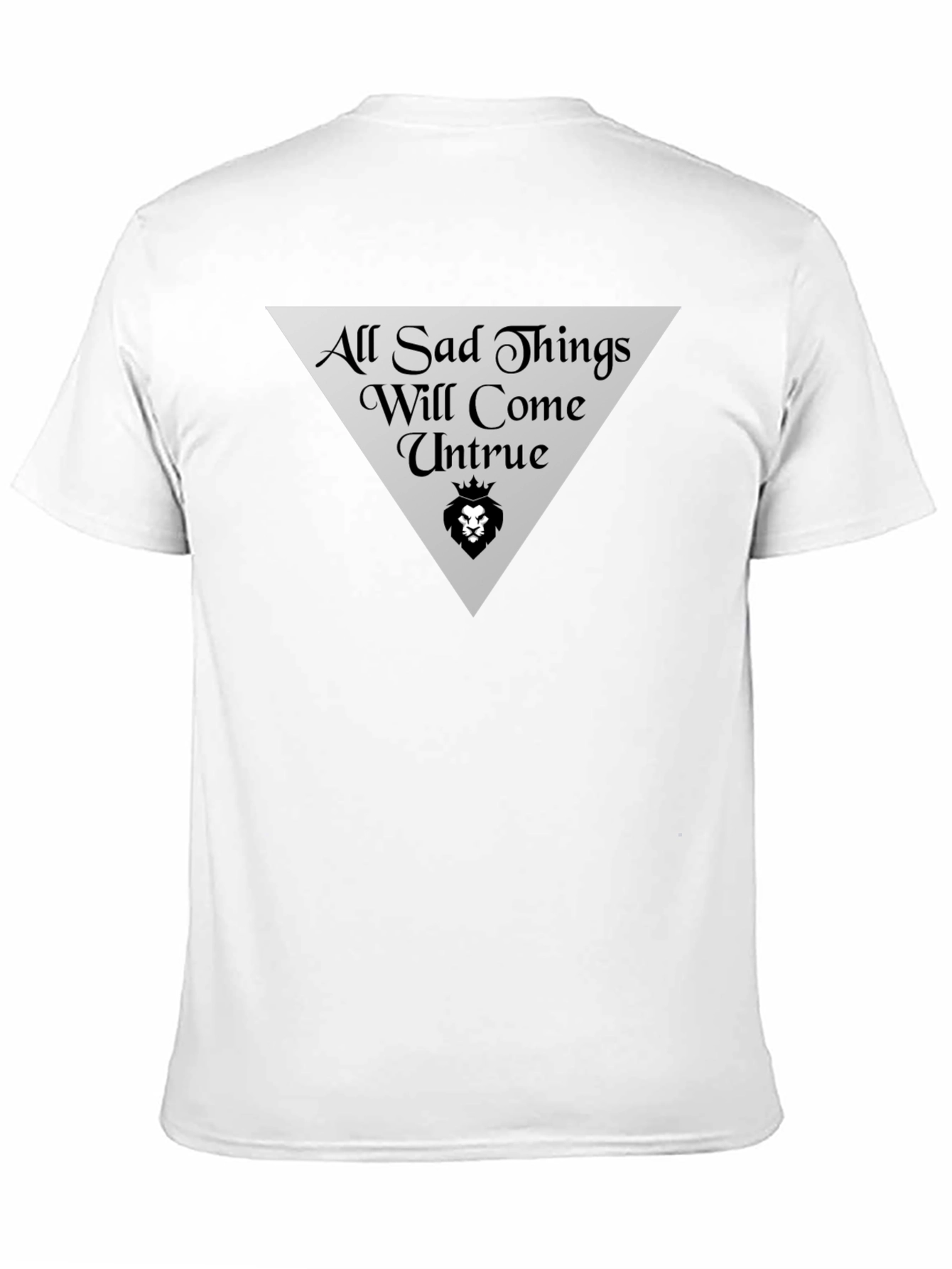 All Sad Things Graphic Tee - Black Cotton T-Shirt