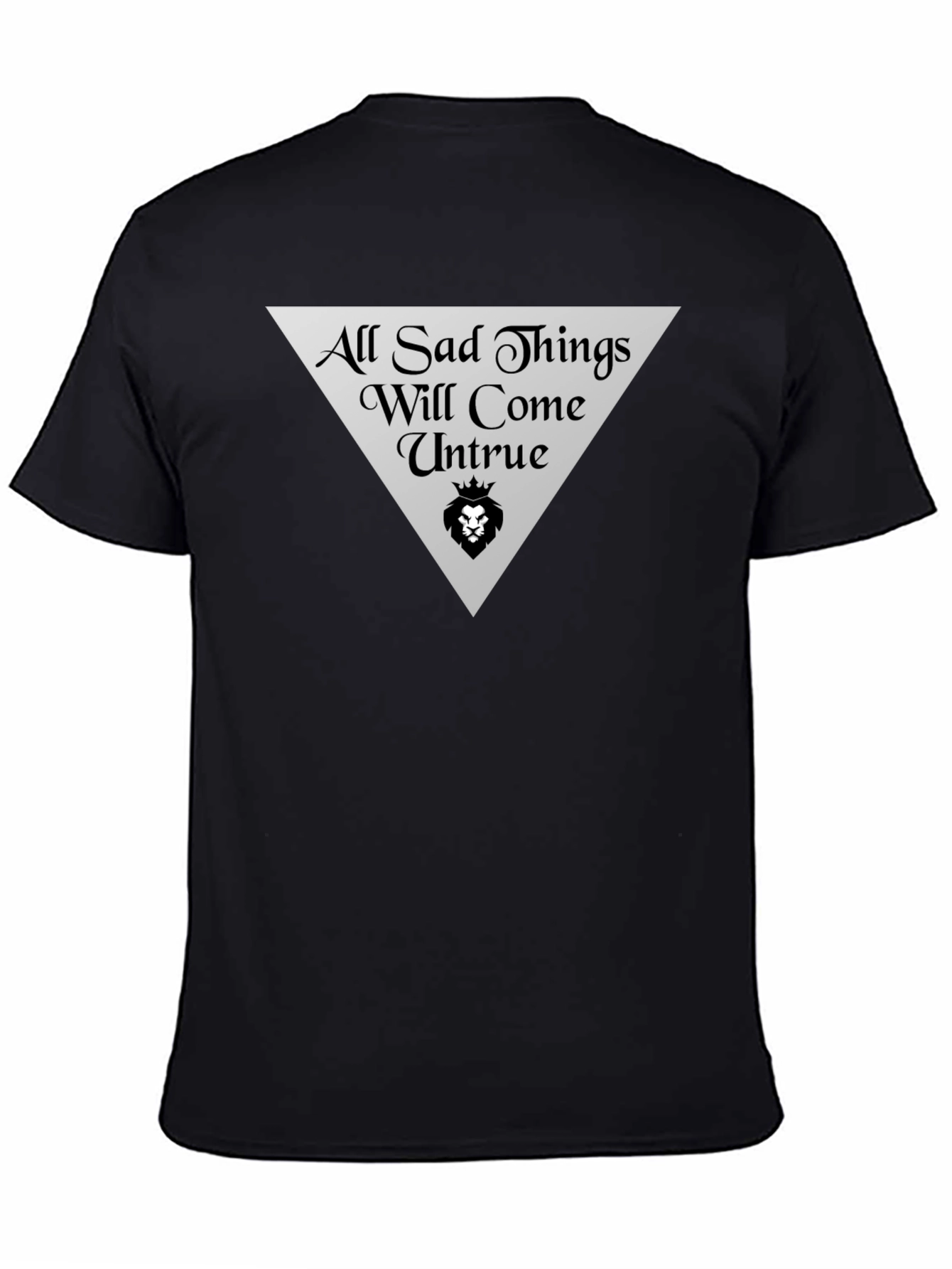 All Sad Things Graphic Tee - Black Cotton T-Shirt