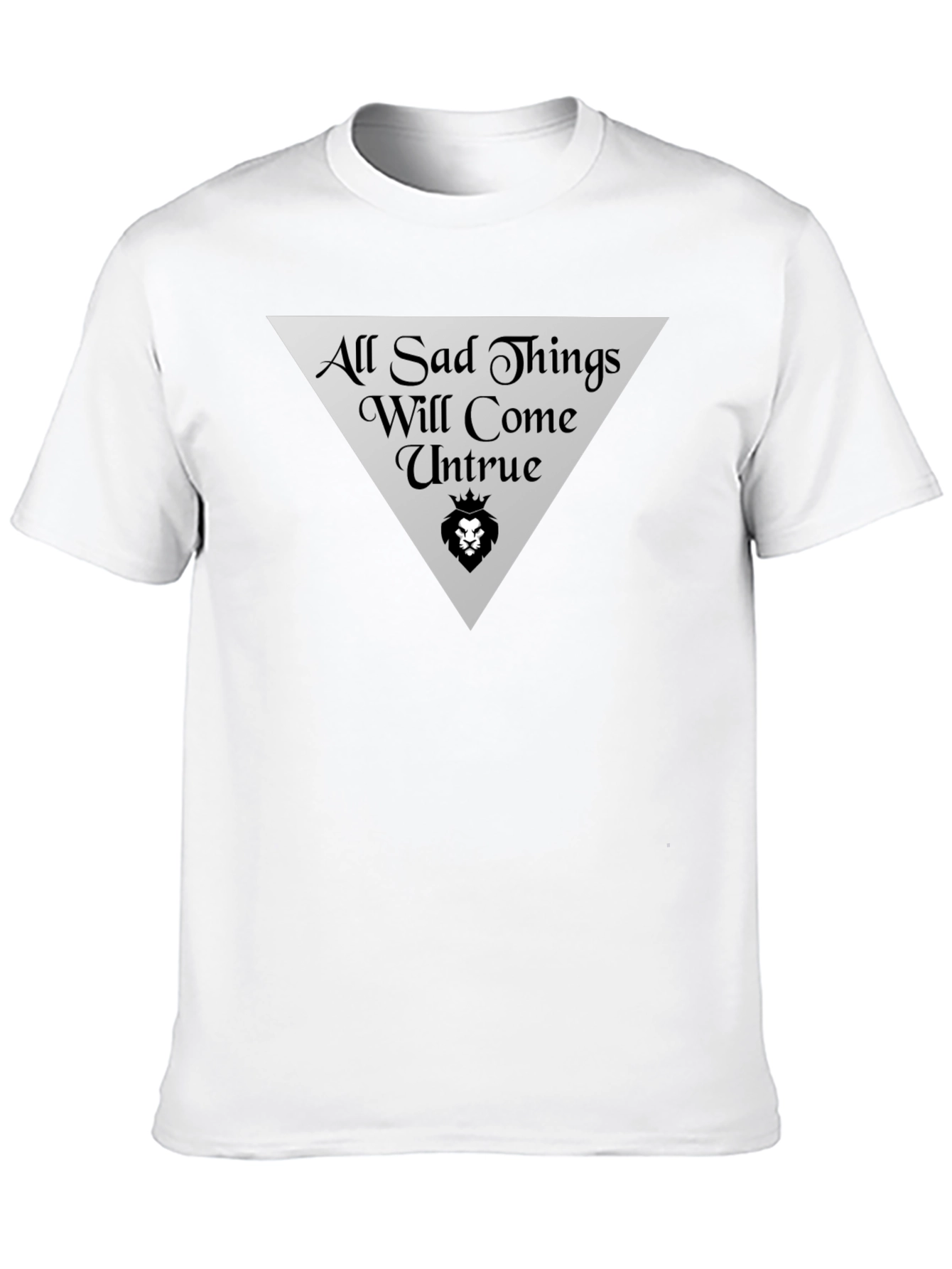 All Sad Things Graphic Tee - Black Cotton T-Shirt
