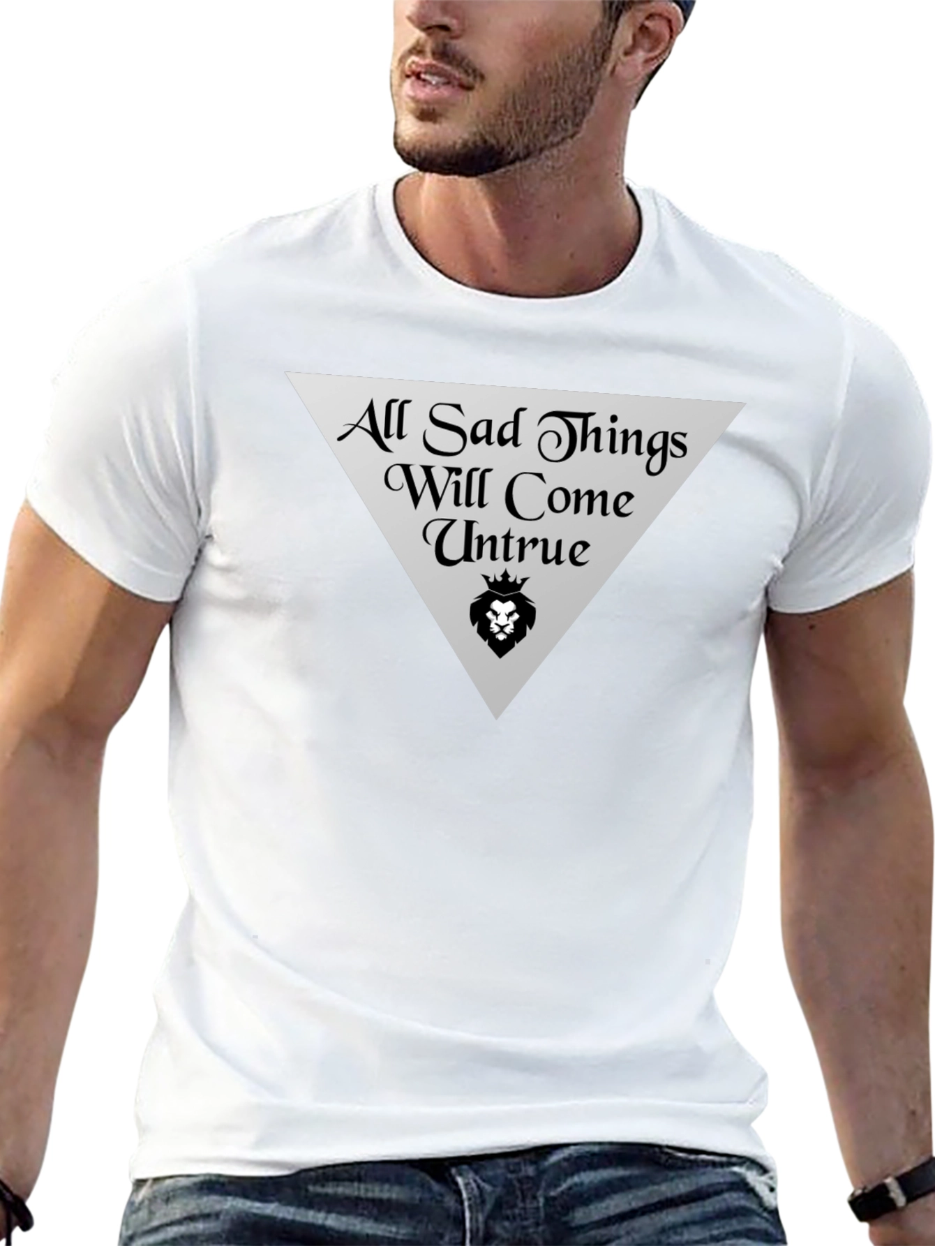 All Sad Things Graphic Tee - Black Cotton T-Shirt