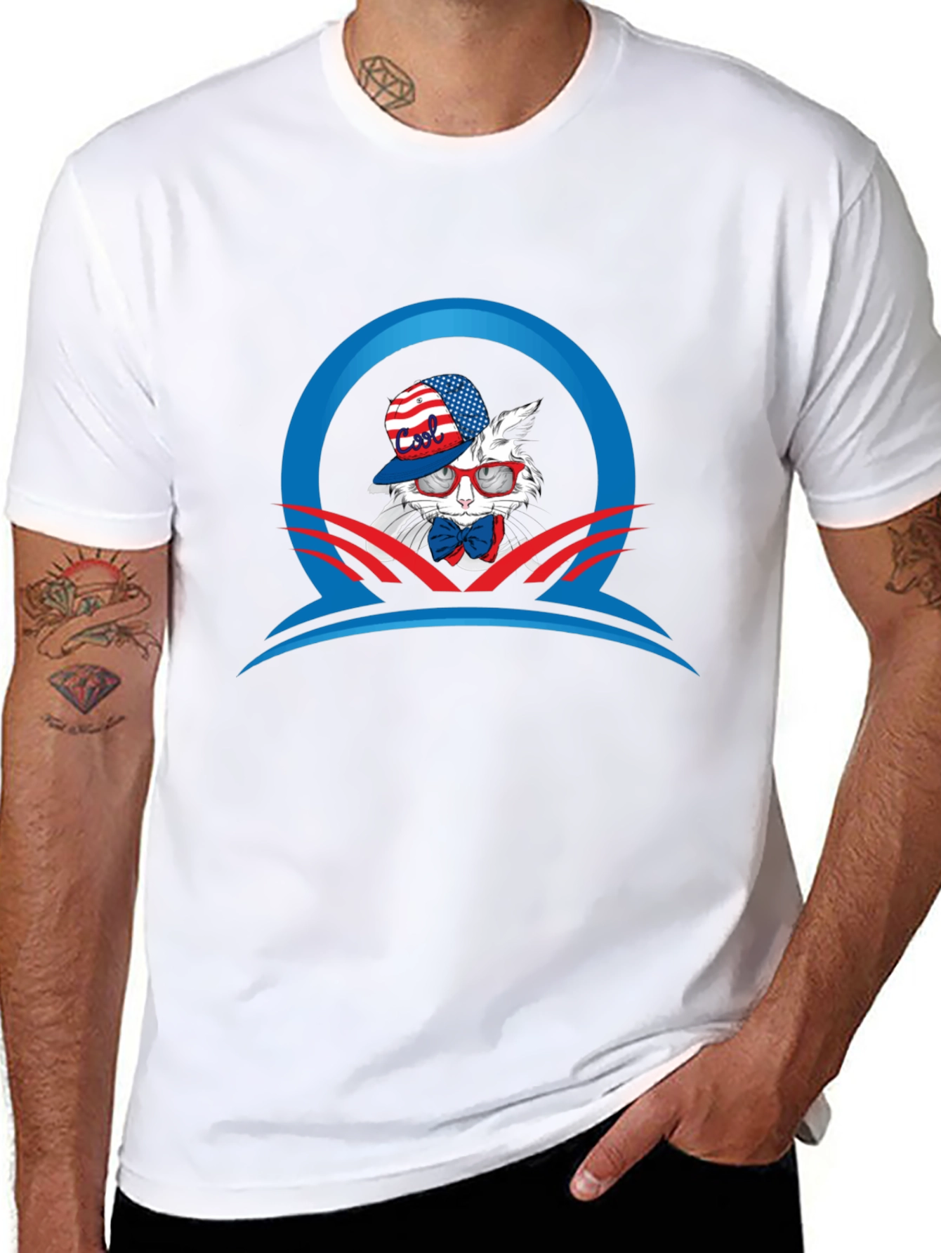 Patriotic Rabbit Graphic Tee