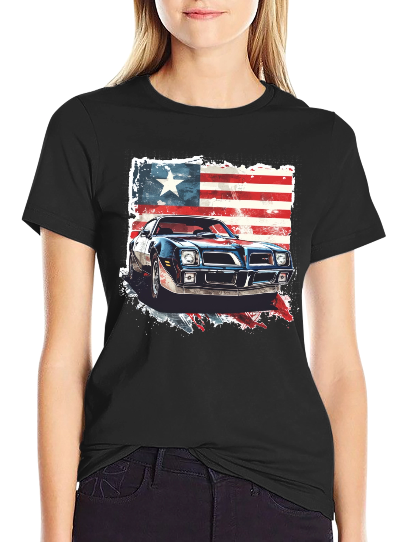 American Muscle Car Graphic Tee