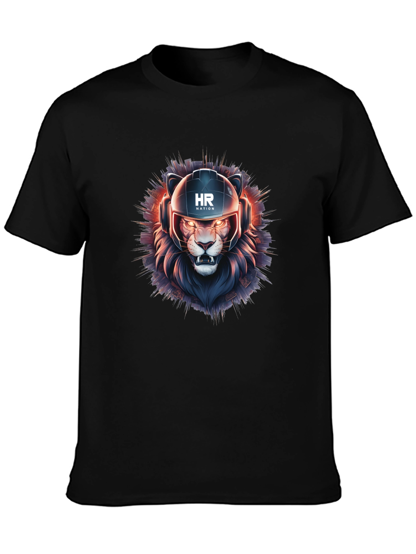 HR Nation Lion Graphic T-Shirt
