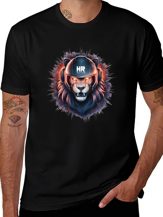 HR Nation Lion Graphic T-Shirt