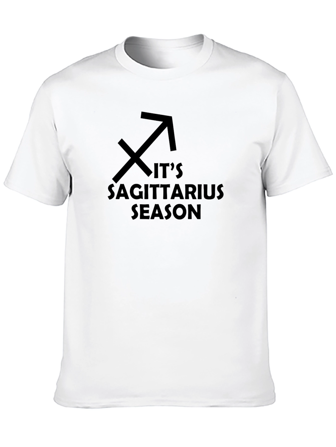 Its Sagittarius Season Black Tee