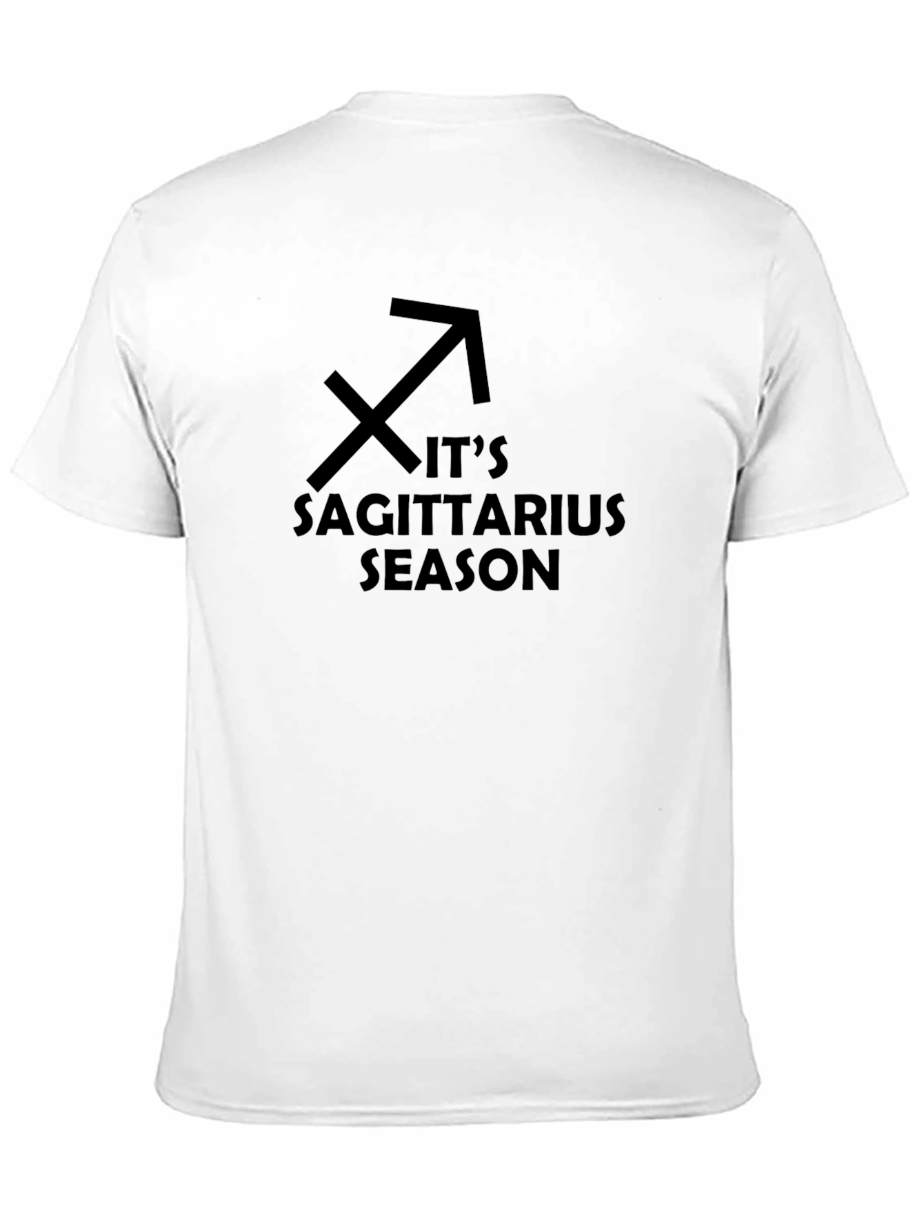 Its Sagittarius Season Black Tee