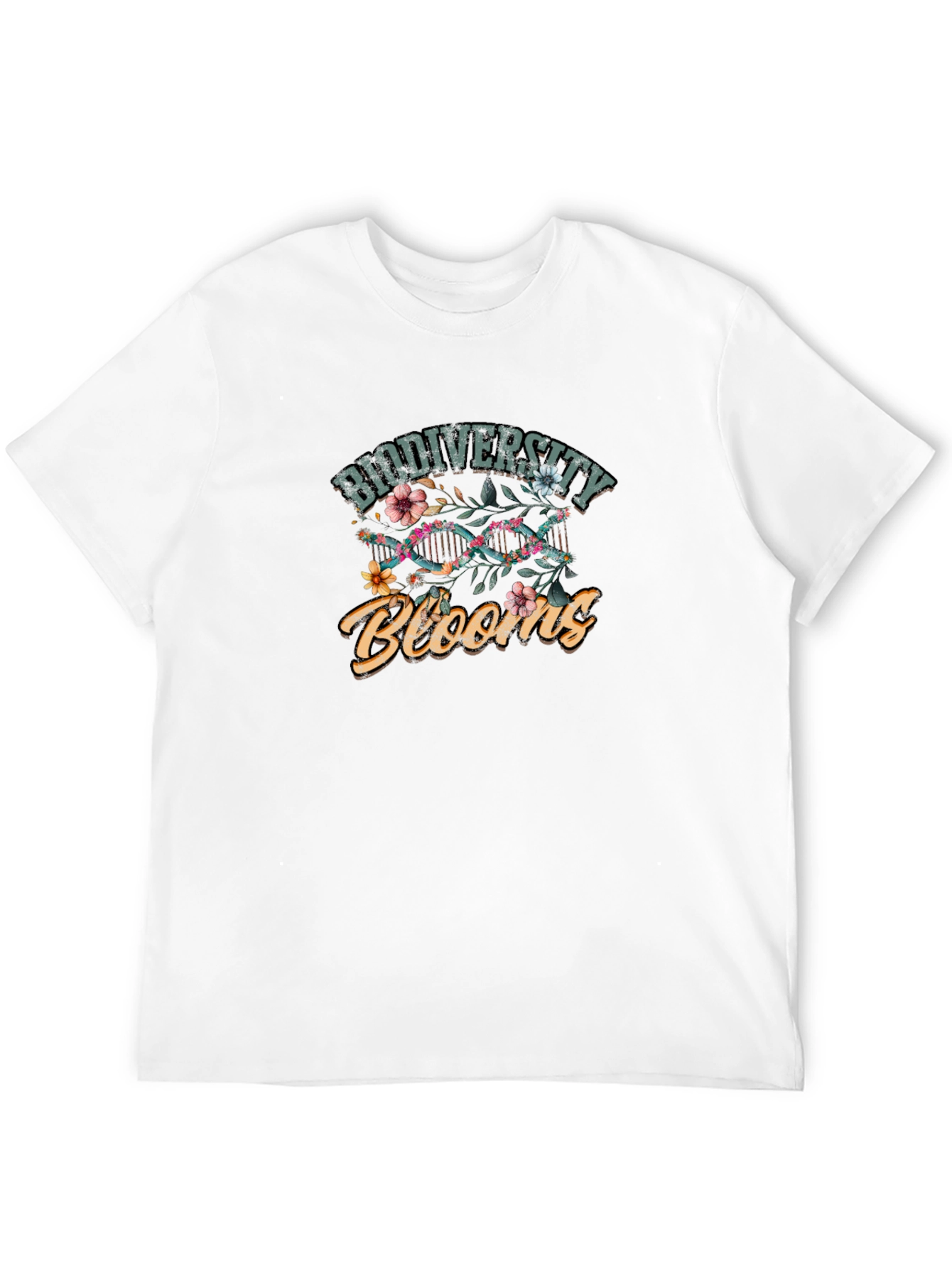 Biodiversity Blooms Floral DNA T-Shirt