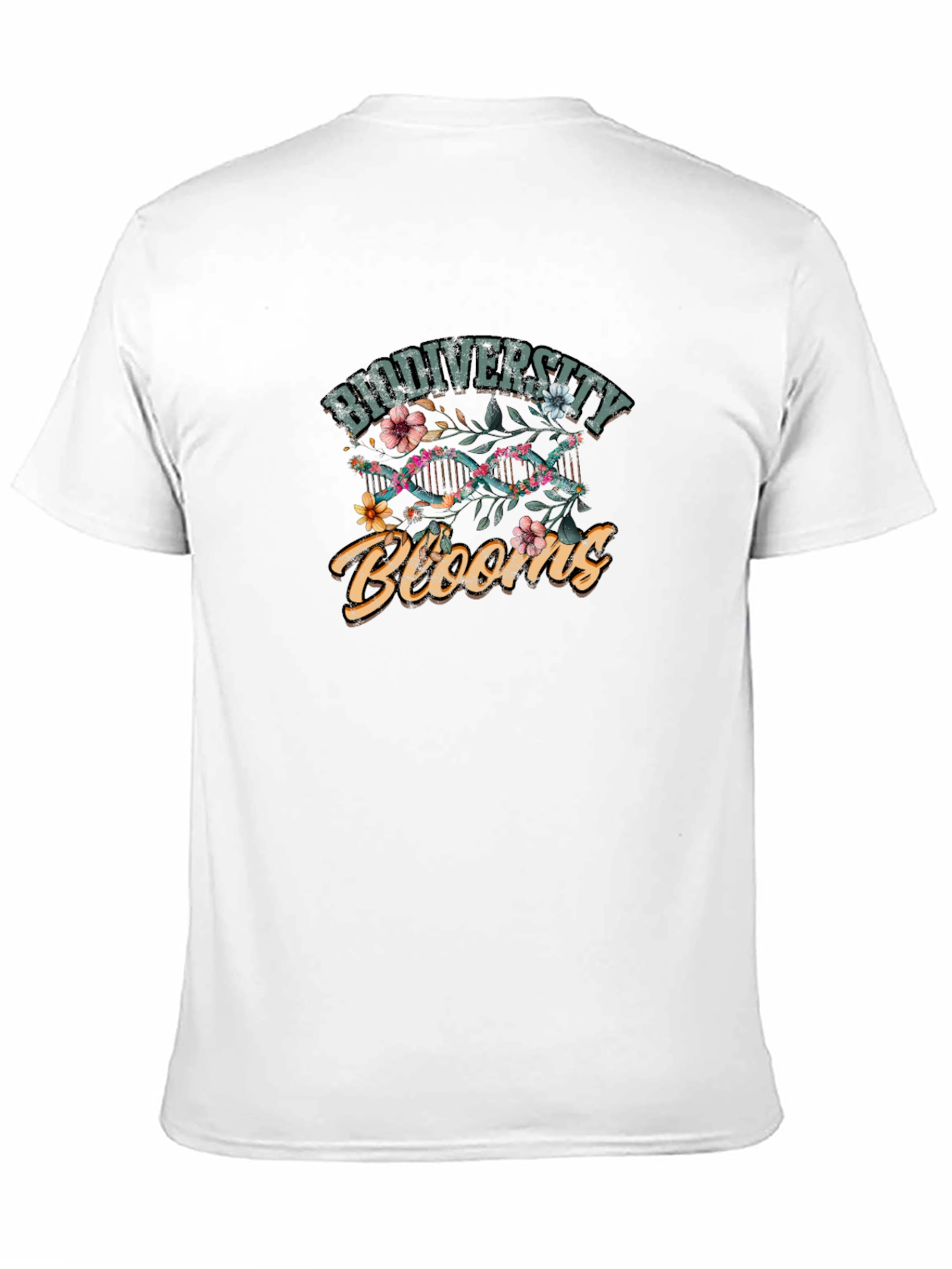 Biodiversity Blooms Floral DNA T-Shirt