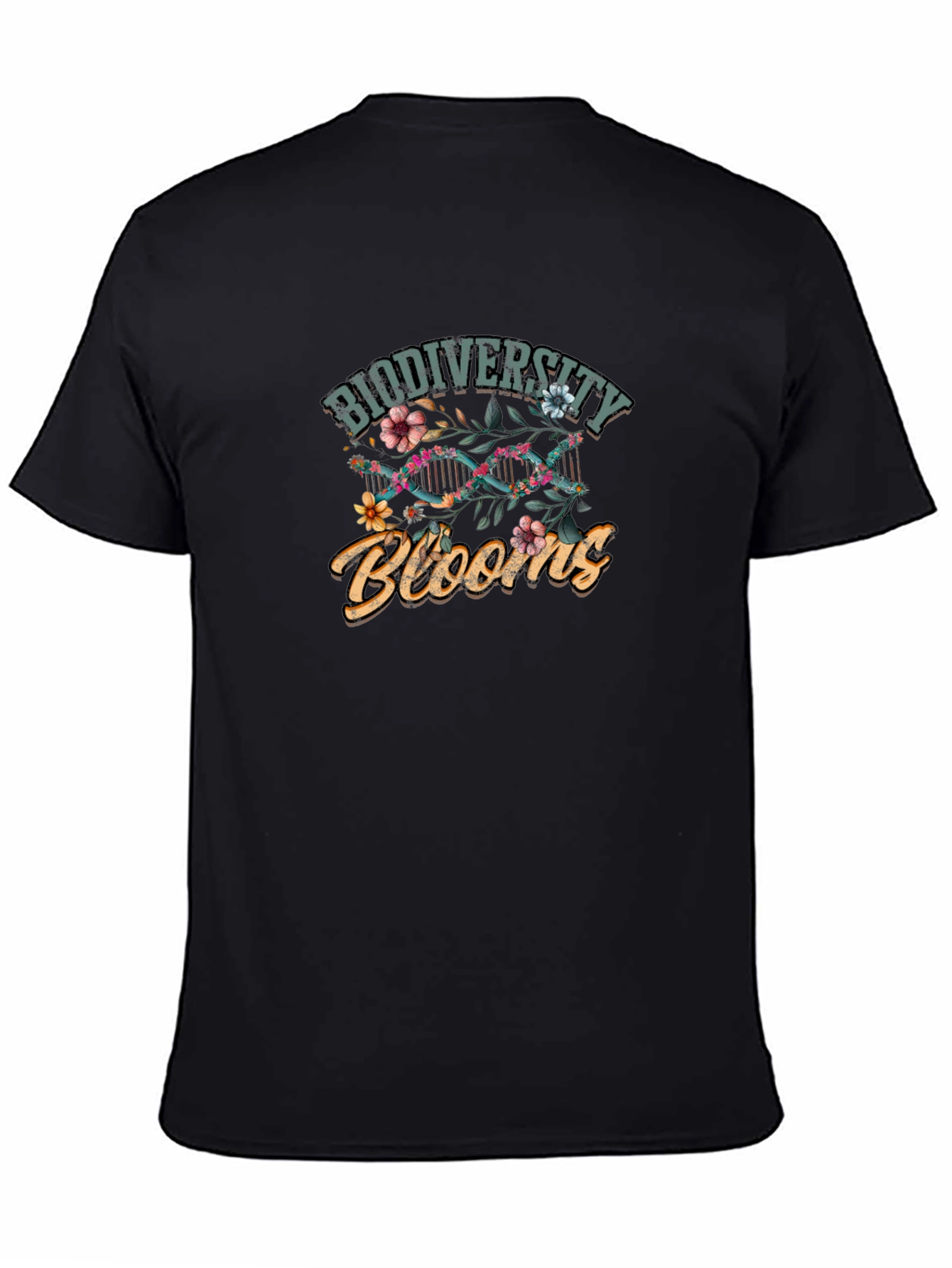 Biodiversity Blooms Floral DNA T-Shirt