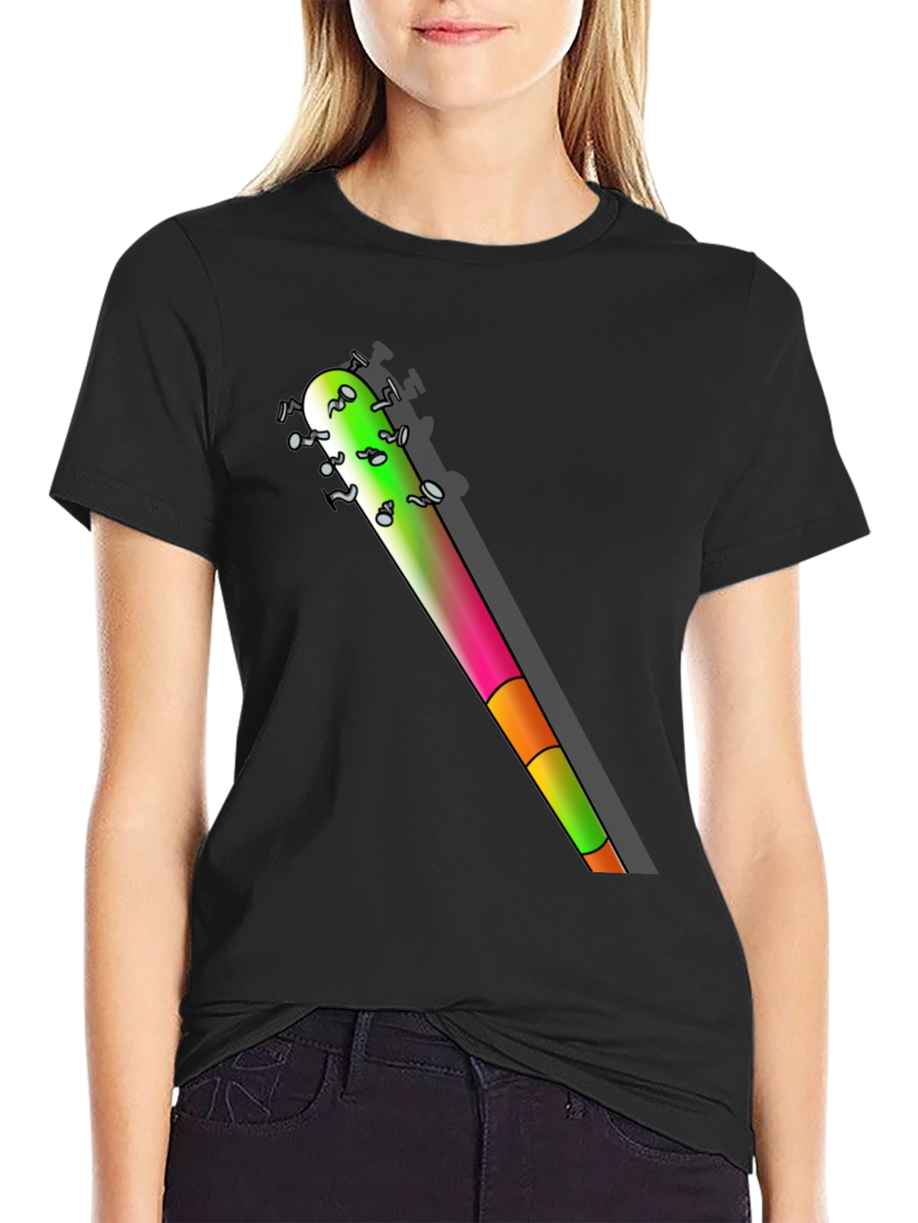 Novelty Baseball Bat Graphic T-Shirt