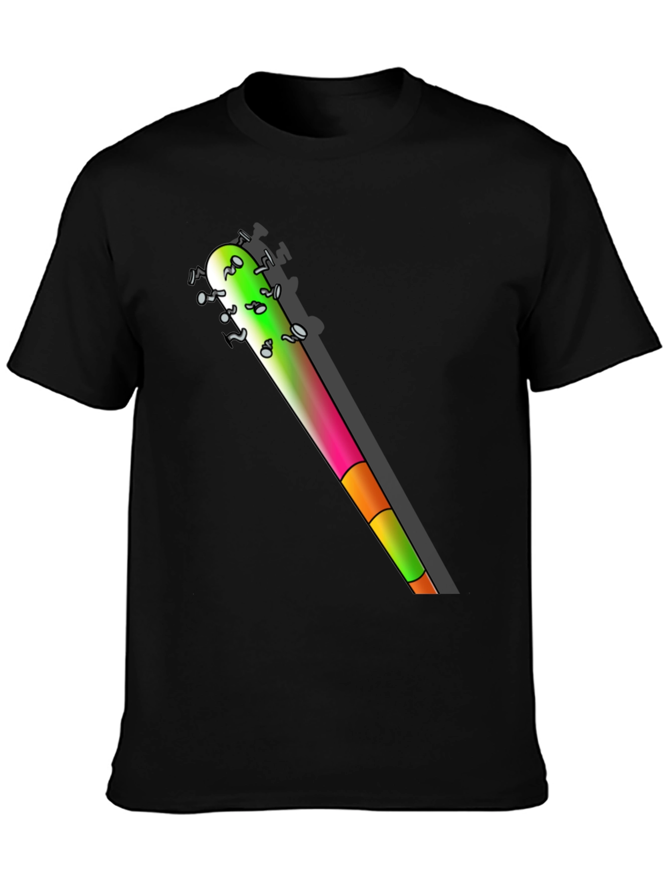Novelty Baseball Bat Graphic T-Shirt