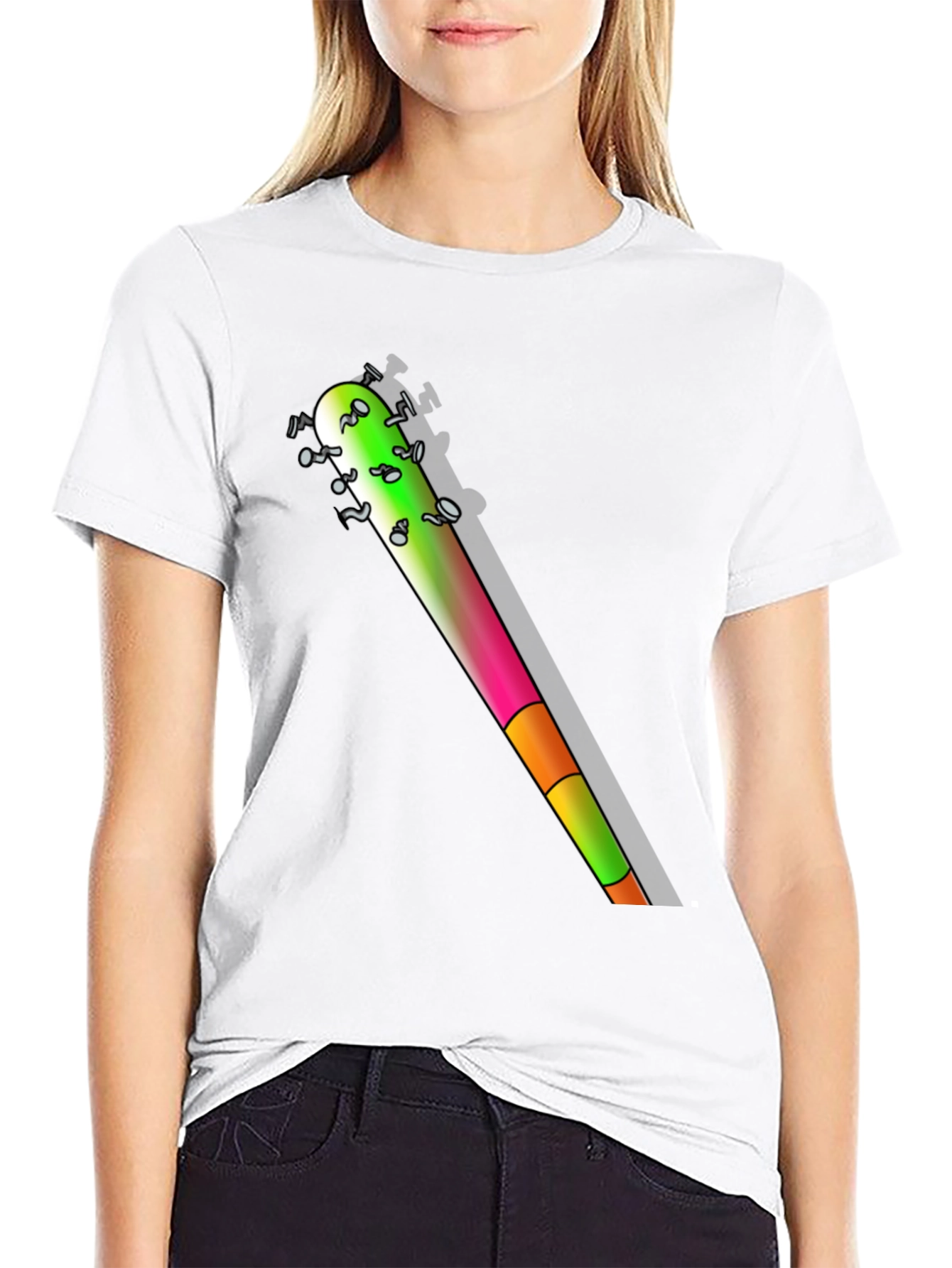 Novelty Baseball Bat Graphic T-Shirt