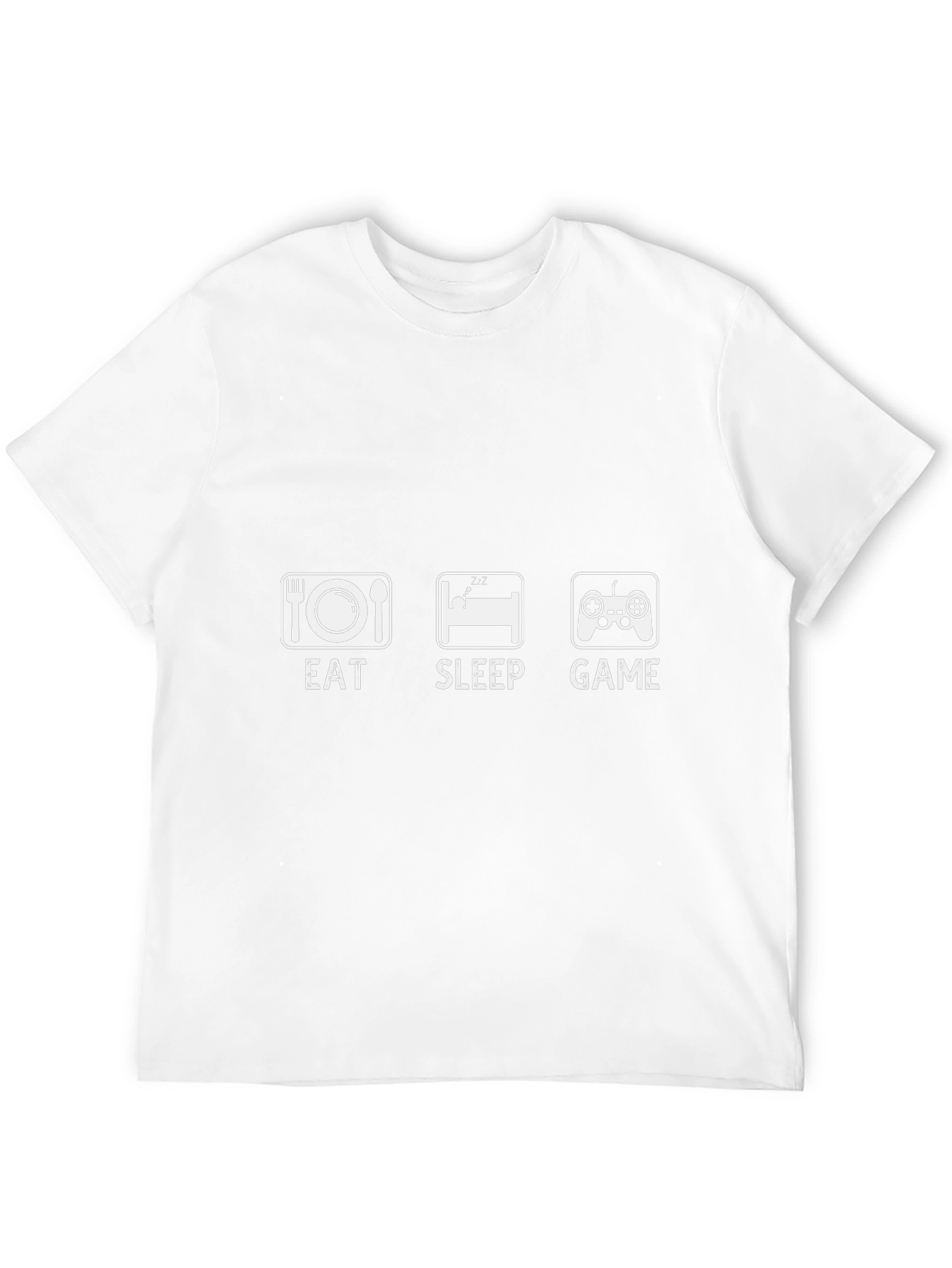Eat Sleep Game - Gamers Black T-Shirt