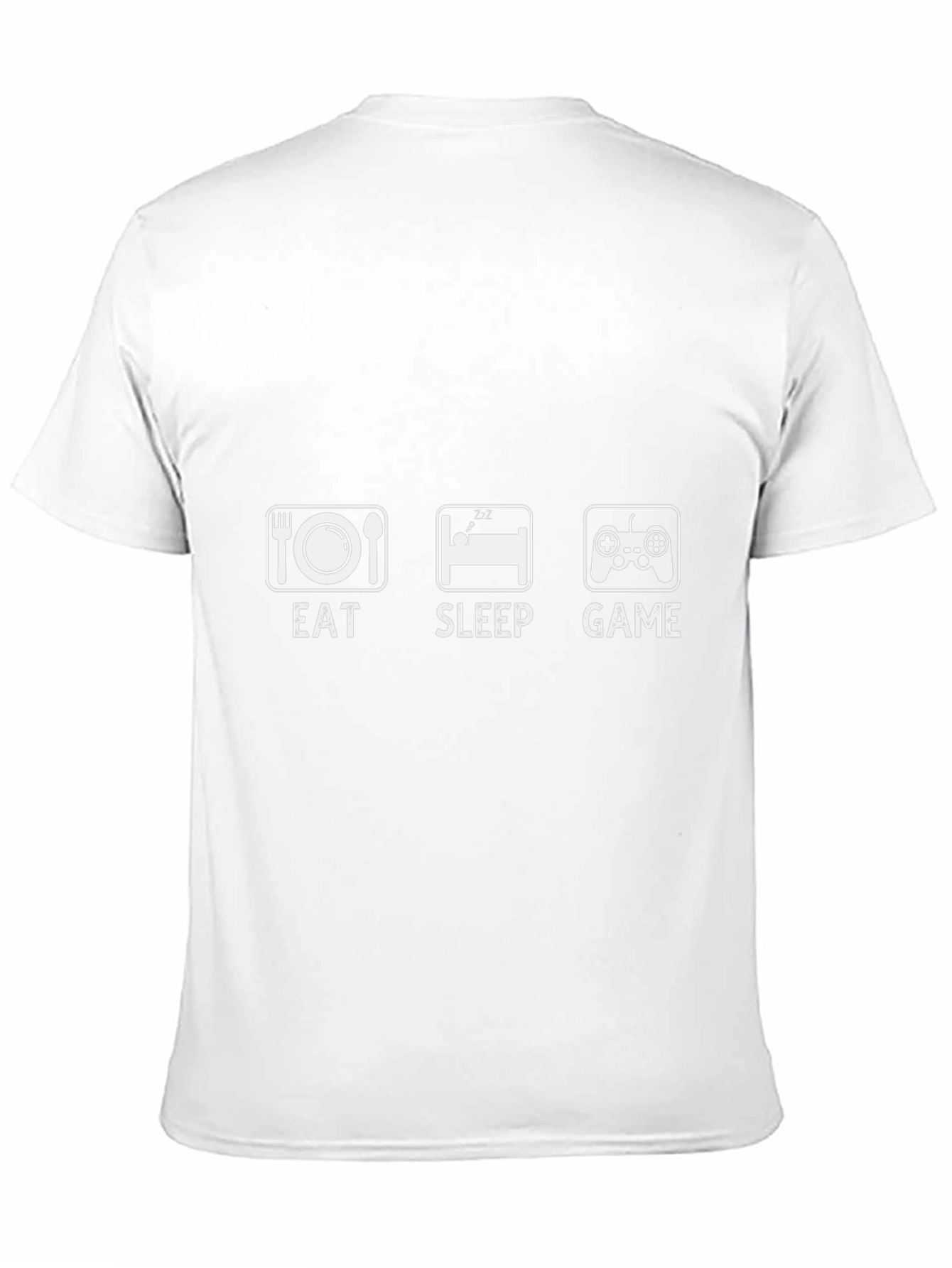 Eat Sleep Game - Gamers Black T-Shirt