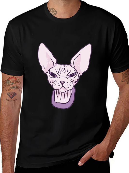 Sphynx Cat T-Shirt - Unique Graphic Tee for Cat Lovers