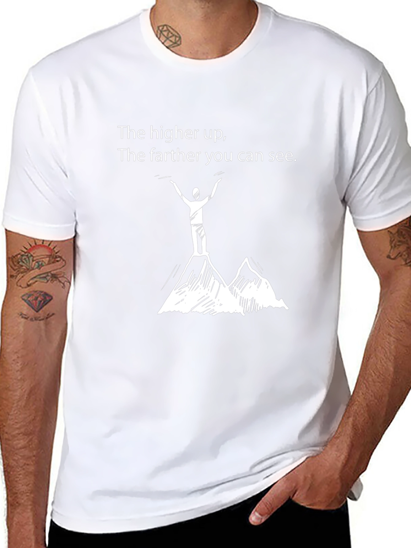 Motivational Mountain Top T-Shirt