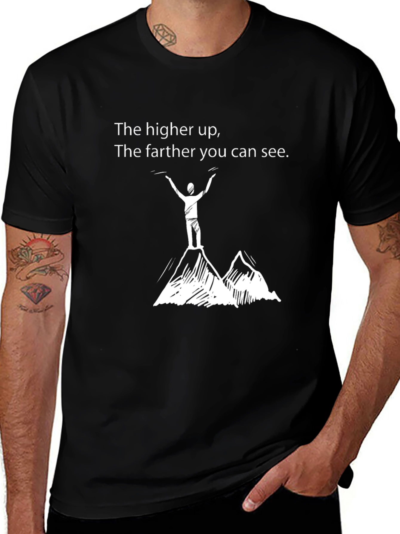 Motivational Mountain Top T-Shirt