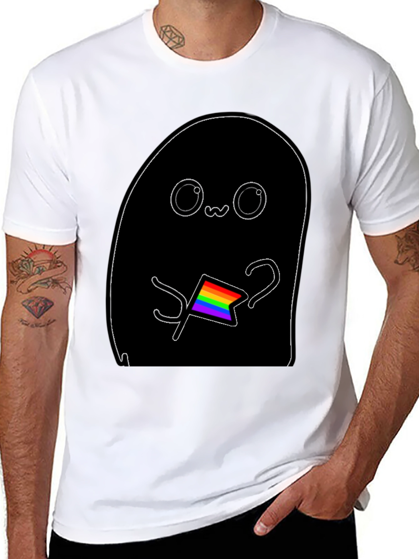 LGBTQ+ Ghost Tee