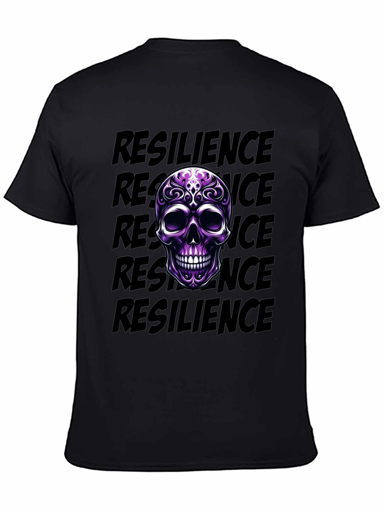Resilience Skull Graphic T-Shirt