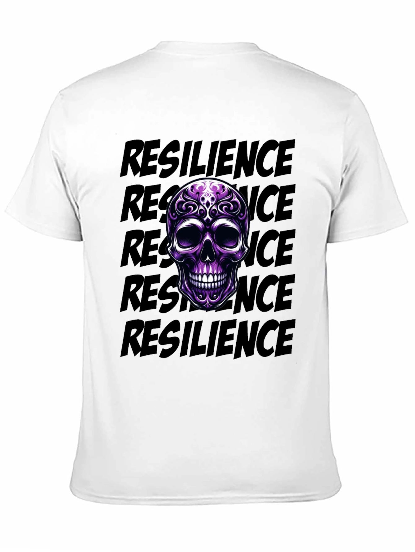 Resilience Skull Graphic T-Shirt