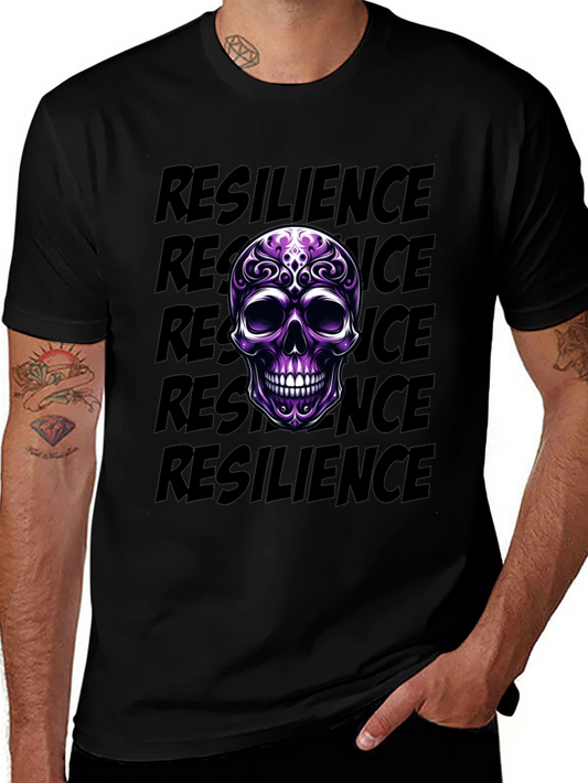 Resilience Skull Graphic T-Shirt