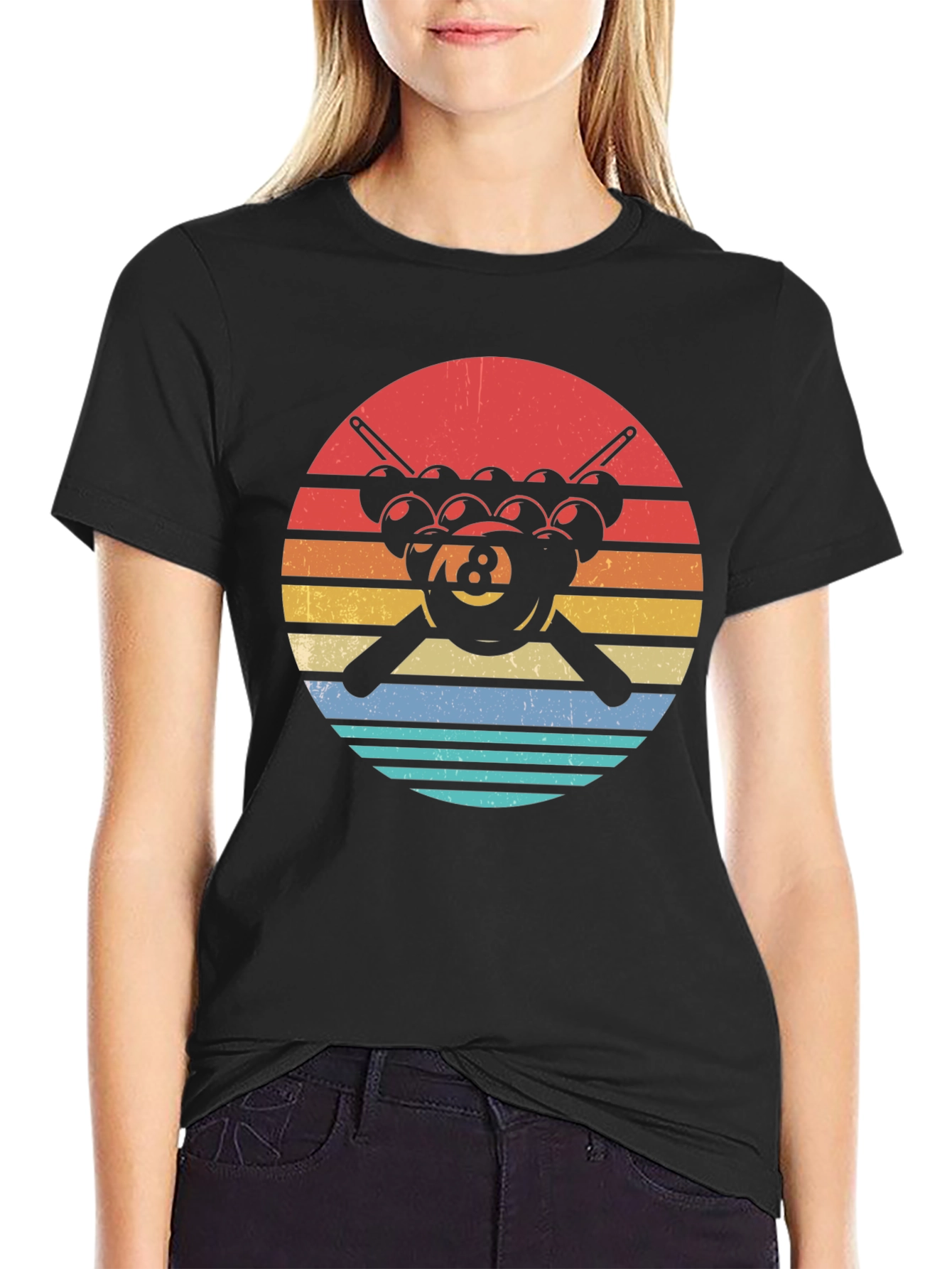 Retro 8 Ball Pool T-Shirt