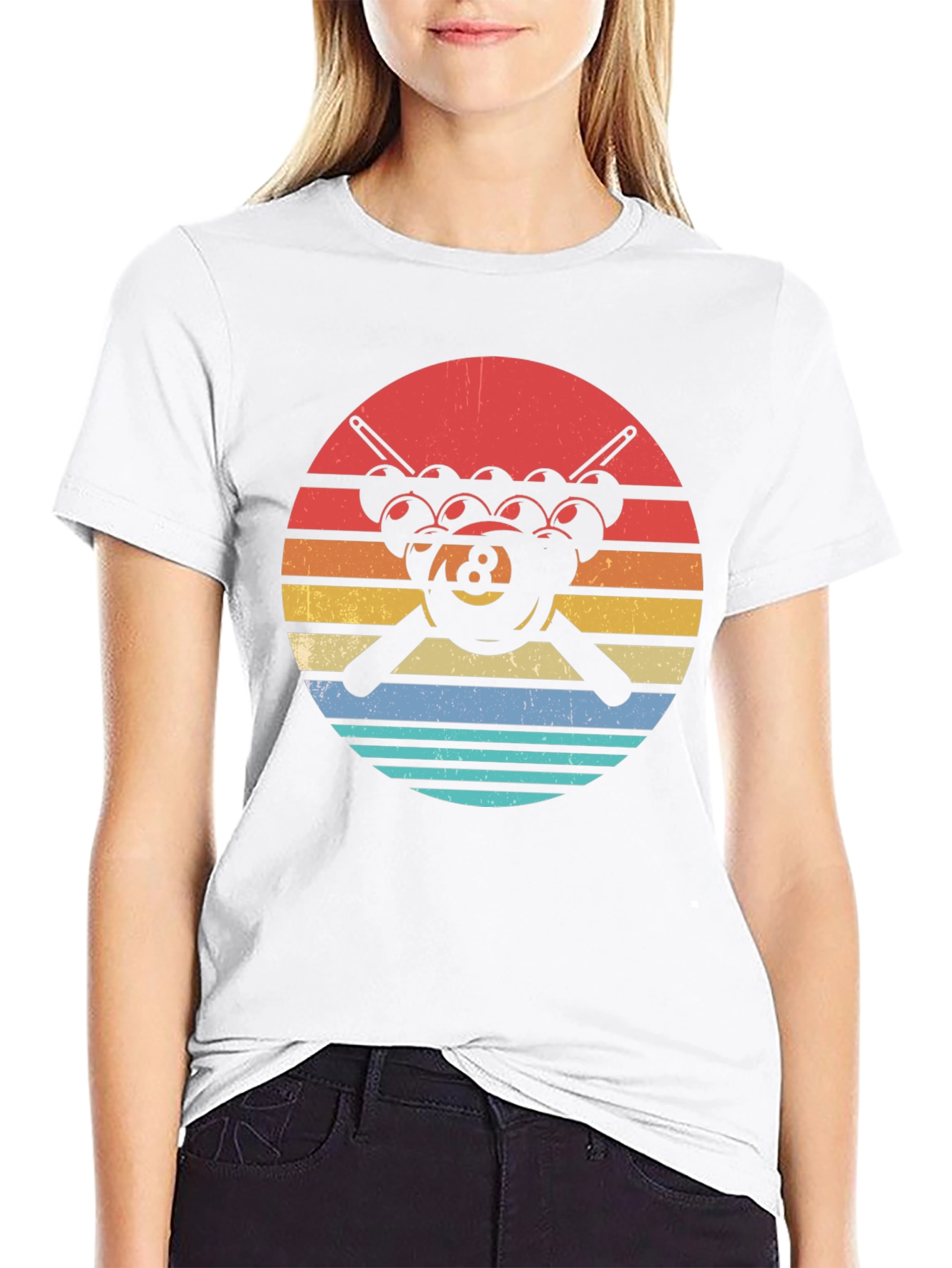 Retro 8 Ball Pool T-Shirt