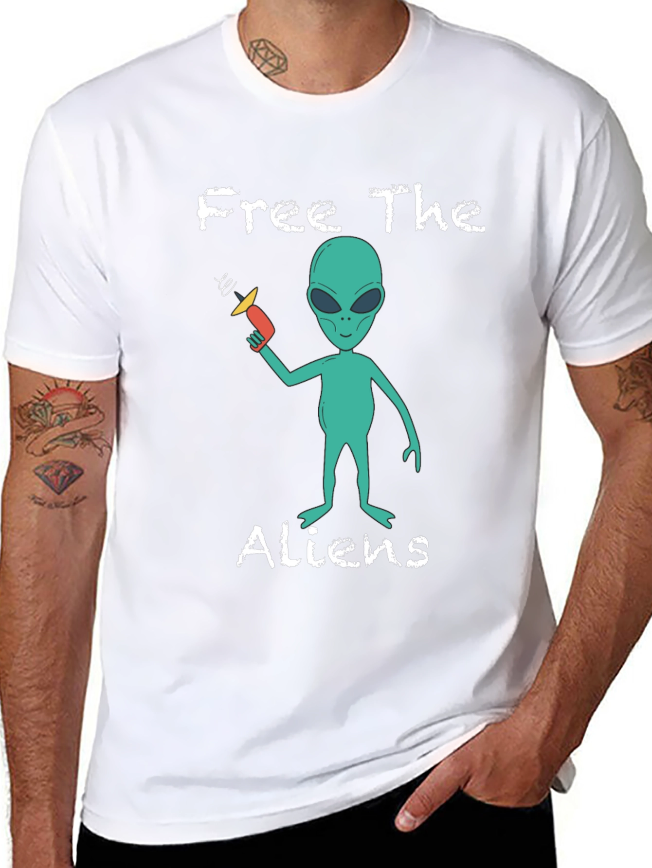 Free The Aliens Graphic Tee