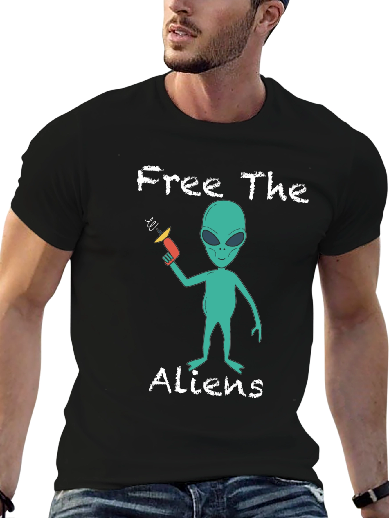 Free The Aliens Graphic Tee