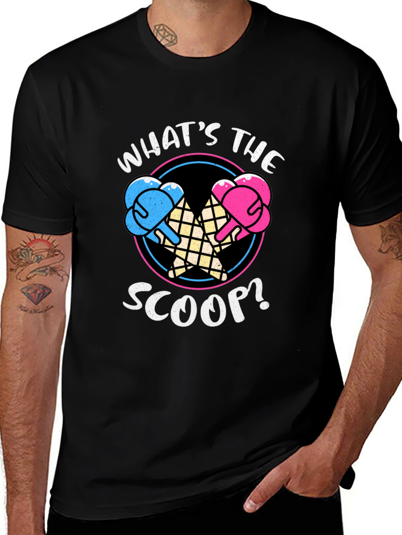 Whats The Scoop Gender Reveal T-Shirt