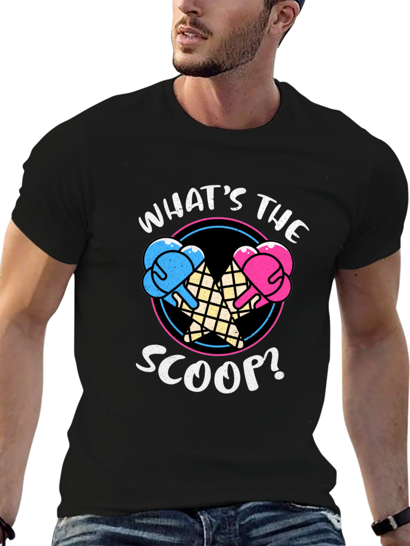 Whats The Scoop Gender Reveal T-Shirt