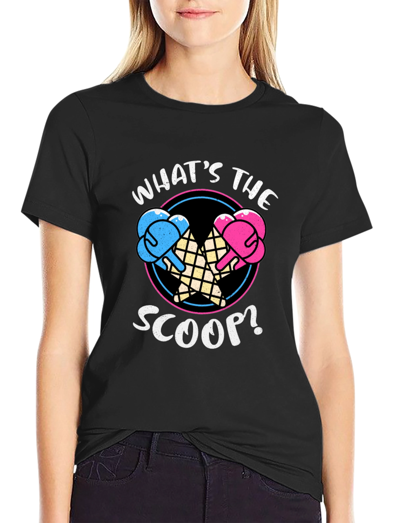 Whats The Scoop Gender Reveal T-Shirt
