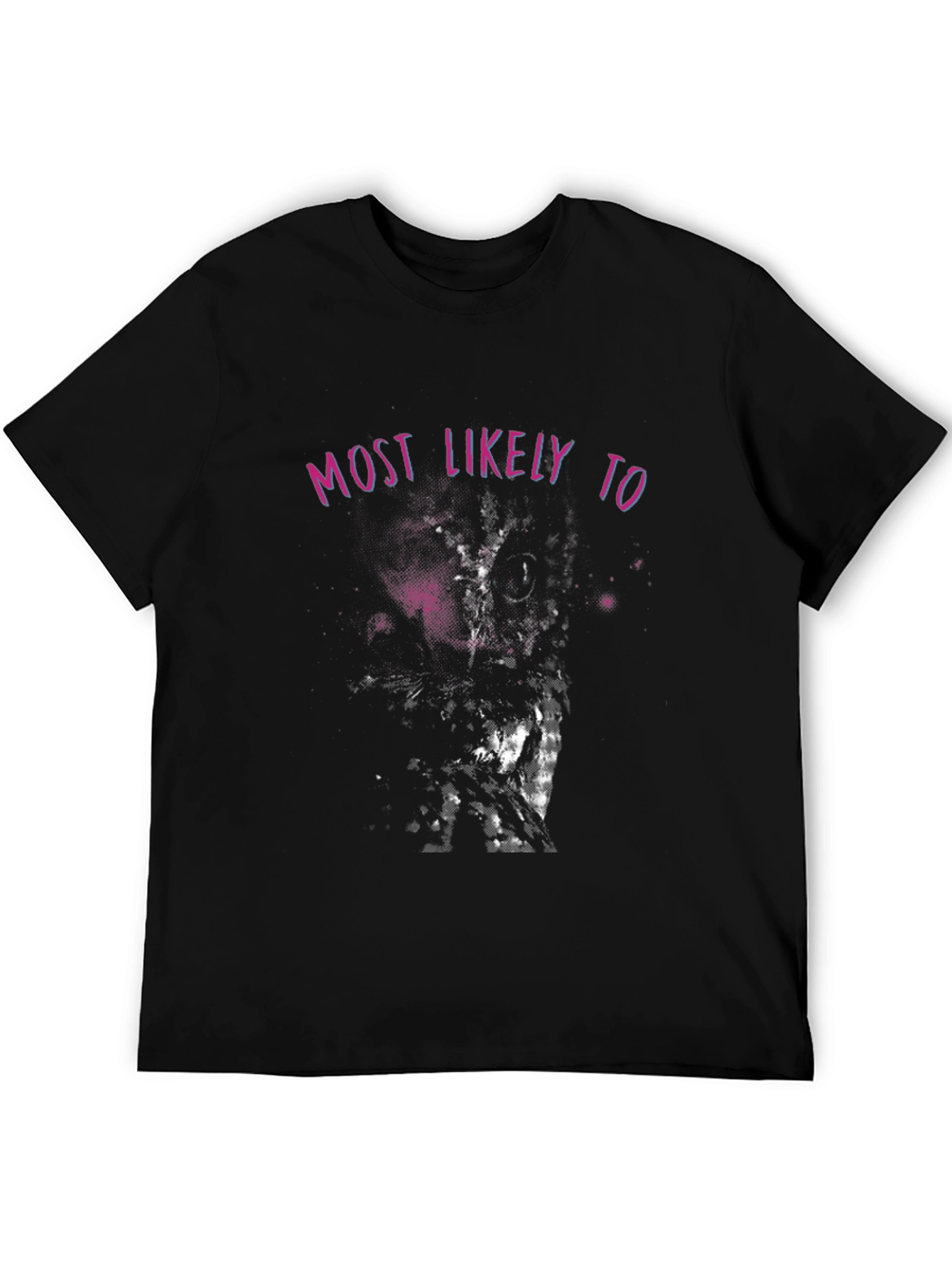 Most Likely To Graphic Tee - Black Cotton T-Shirt