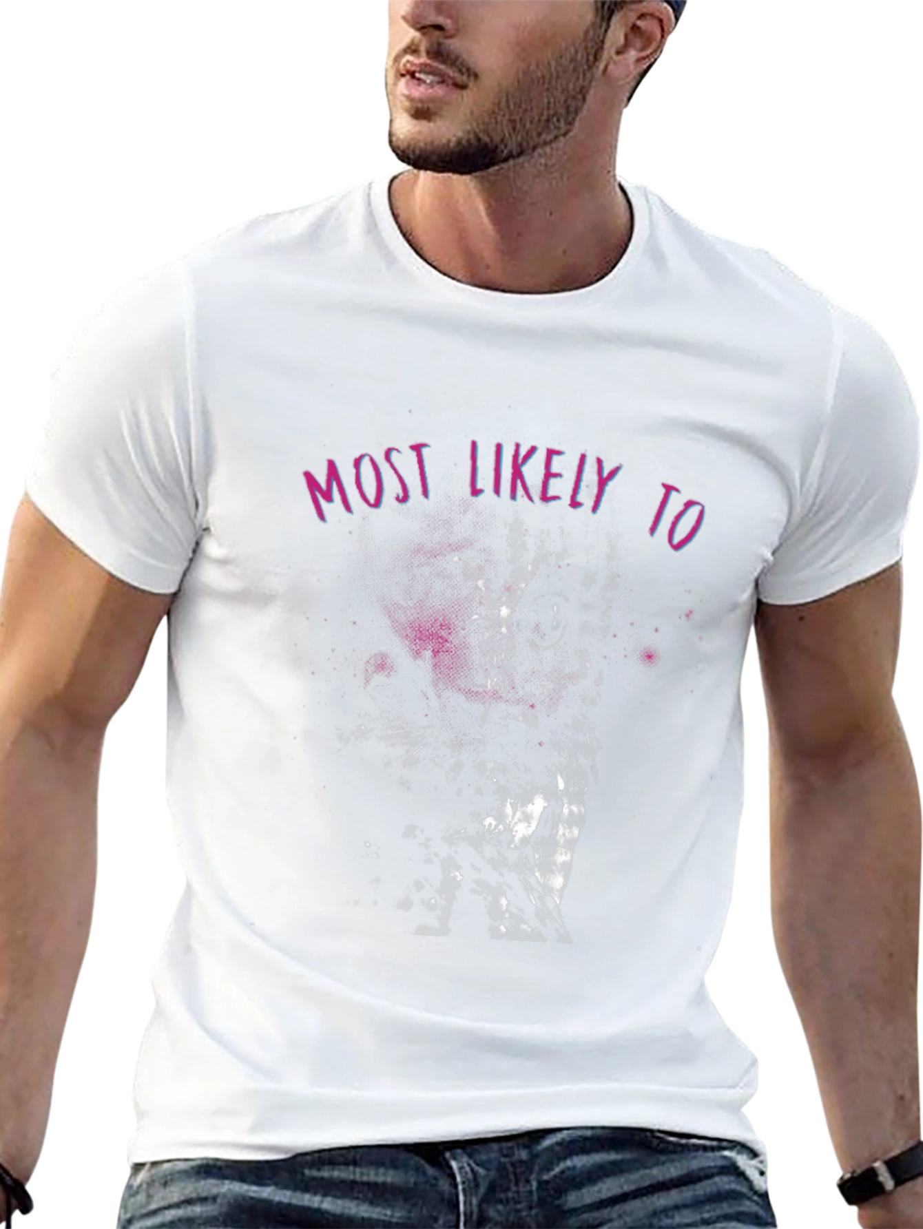 Most Likely To Graphic Tee - Black Cotton T-Shirt