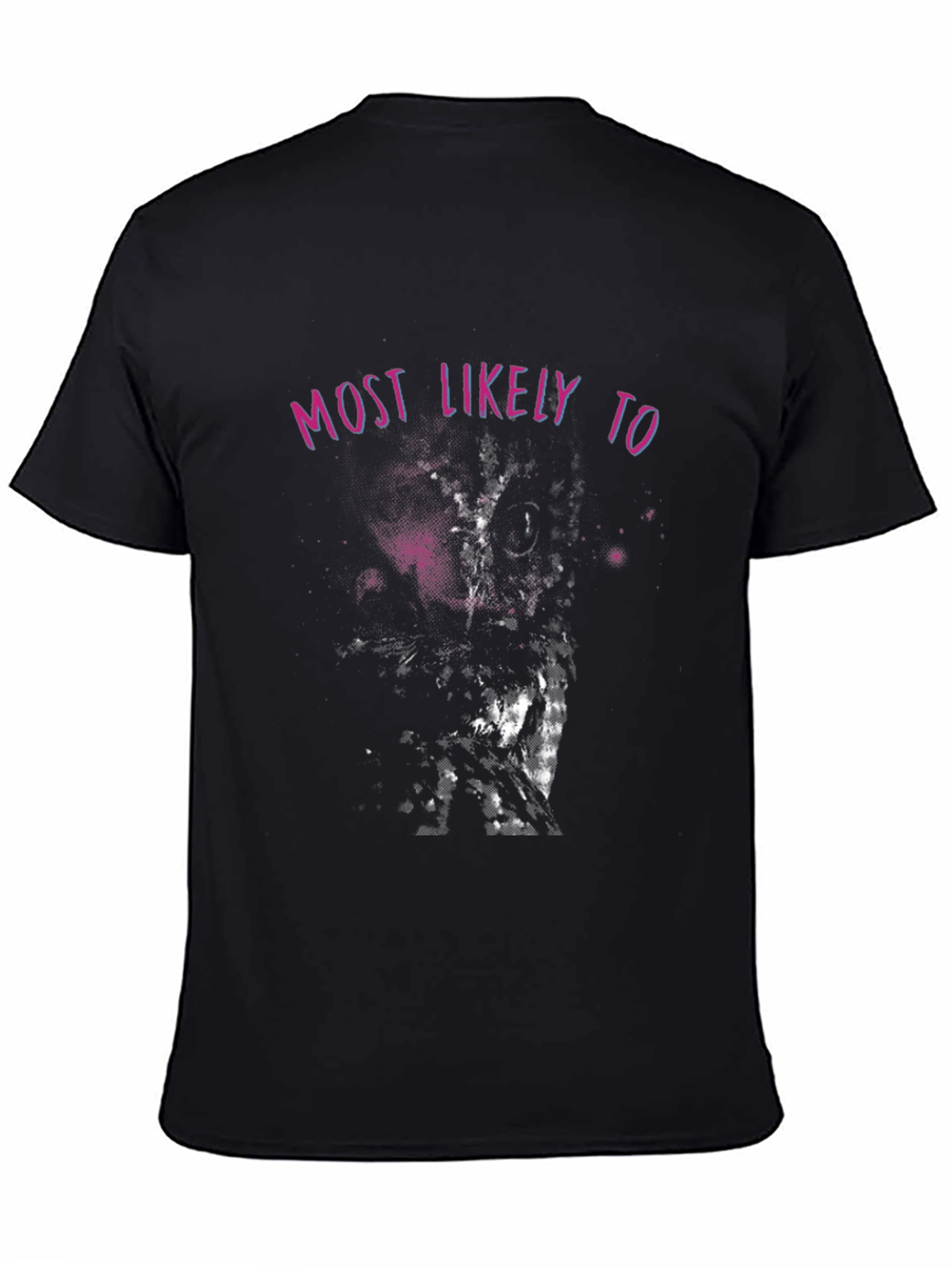 Most Likely To Graphic Tee - Black Cotton T-Shirt