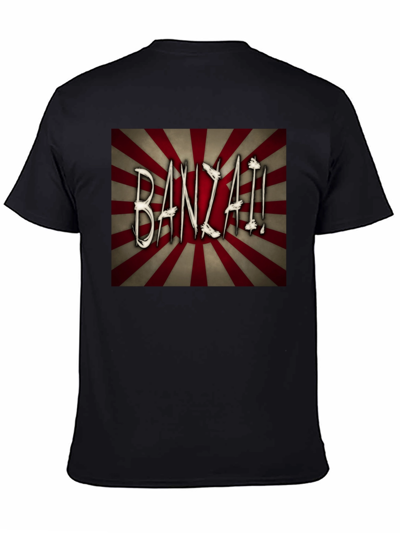 Banzai Graphic Tee - Retro Japanese Design