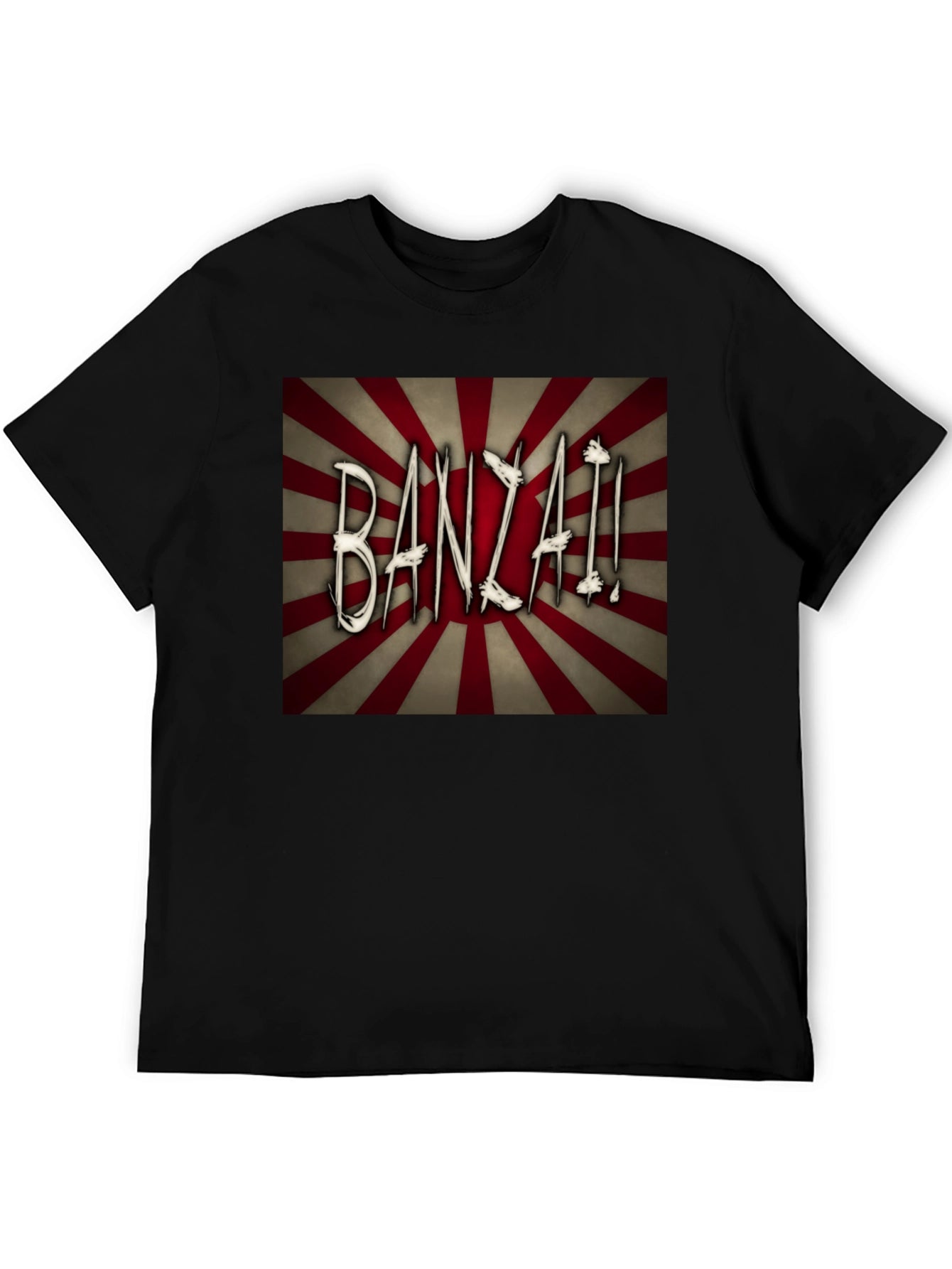 Banzai Graphic Tee - Retro Japanese Design