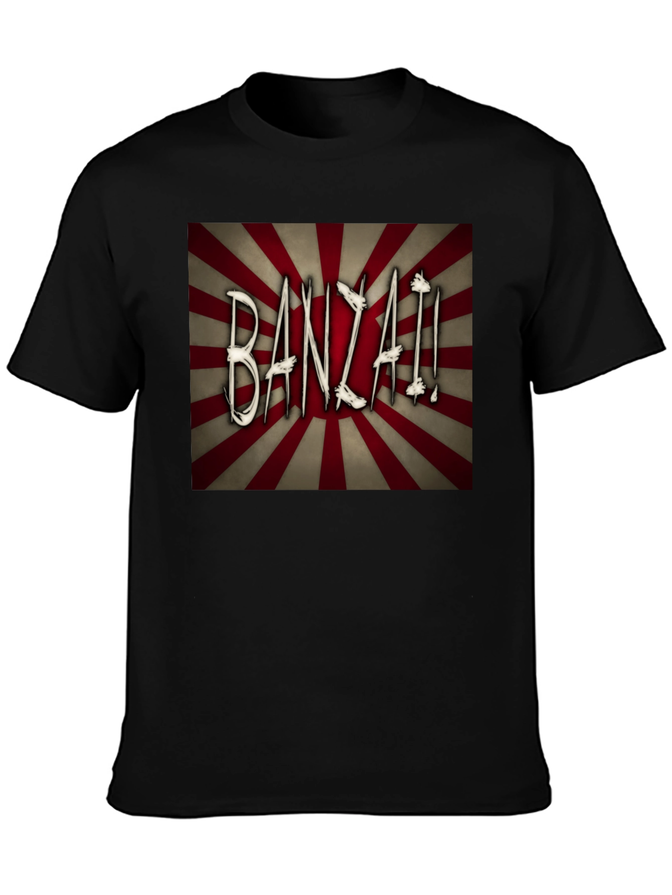 Banzai Graphic Tee - Retro Japanese Design