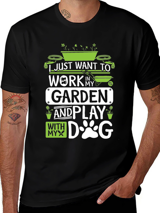 Gardening and Dog Lover T-Shirt