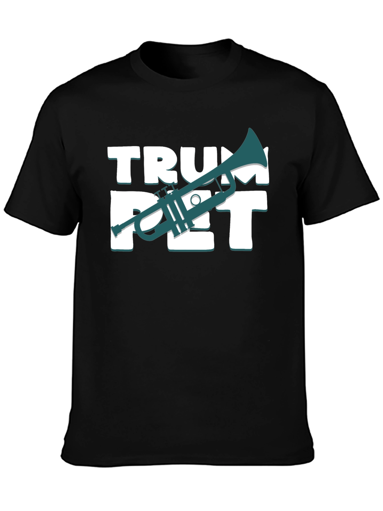 Trumpet Graphic Tee - Musician T-Shirt