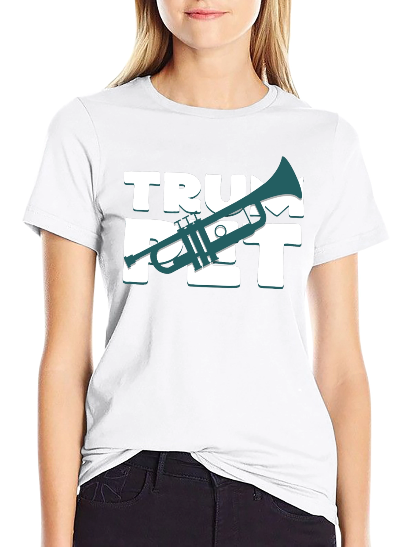 Trumpet Graphic Tee - Musician T-Shirt