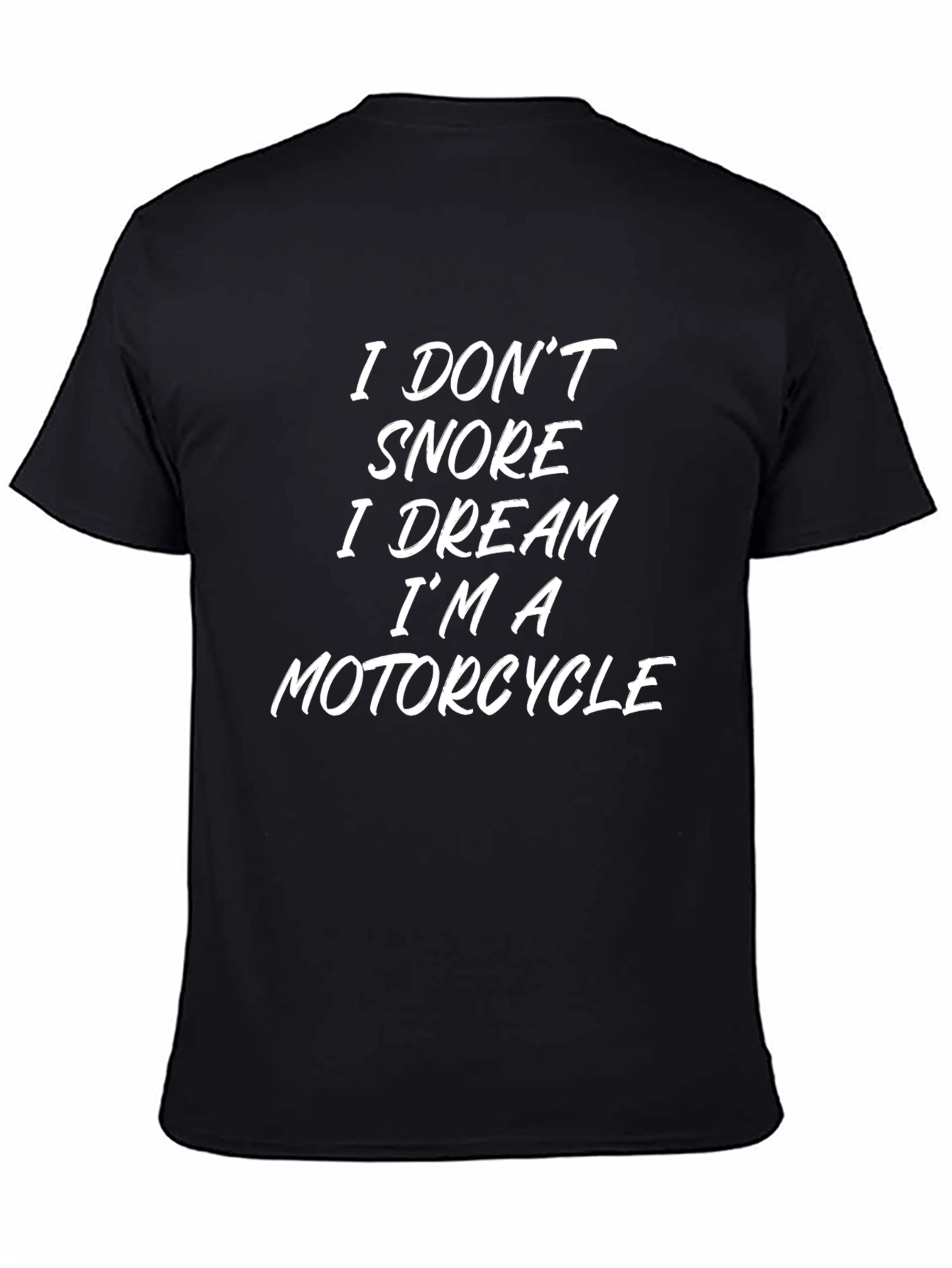 Funny Motorcycle Dream T-Shirt - Novelty Graphic Tee