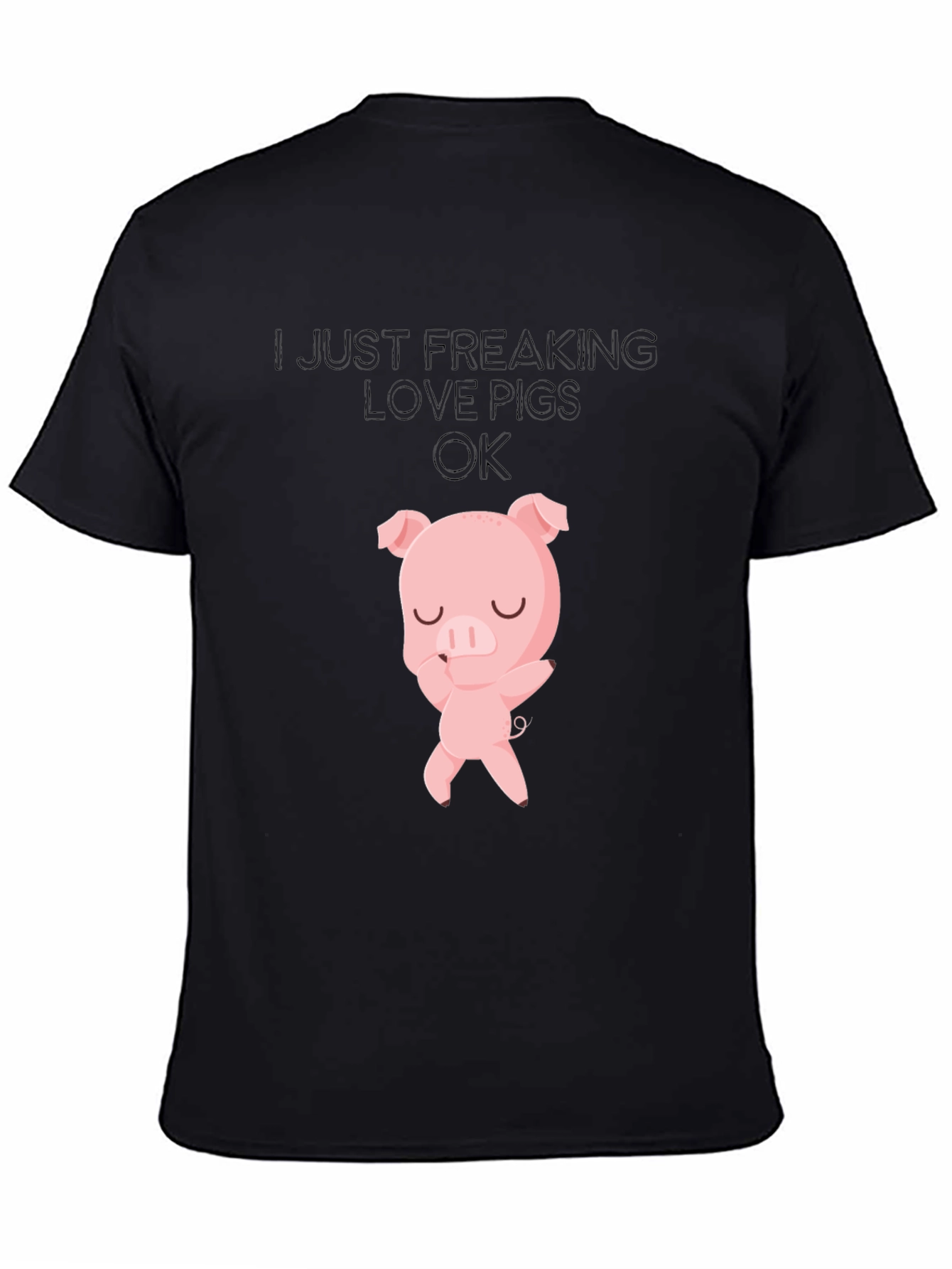 I Love Pigs T-Shirt - Cute Pig Design