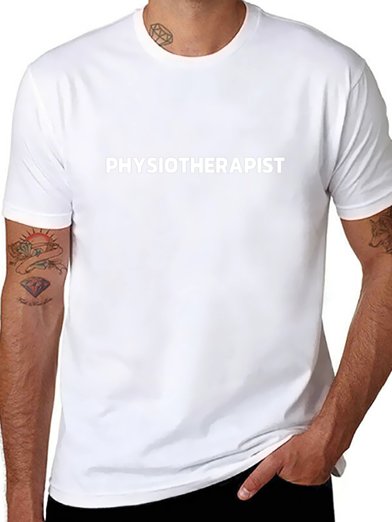 Physiotherapist T-Shirt - Black