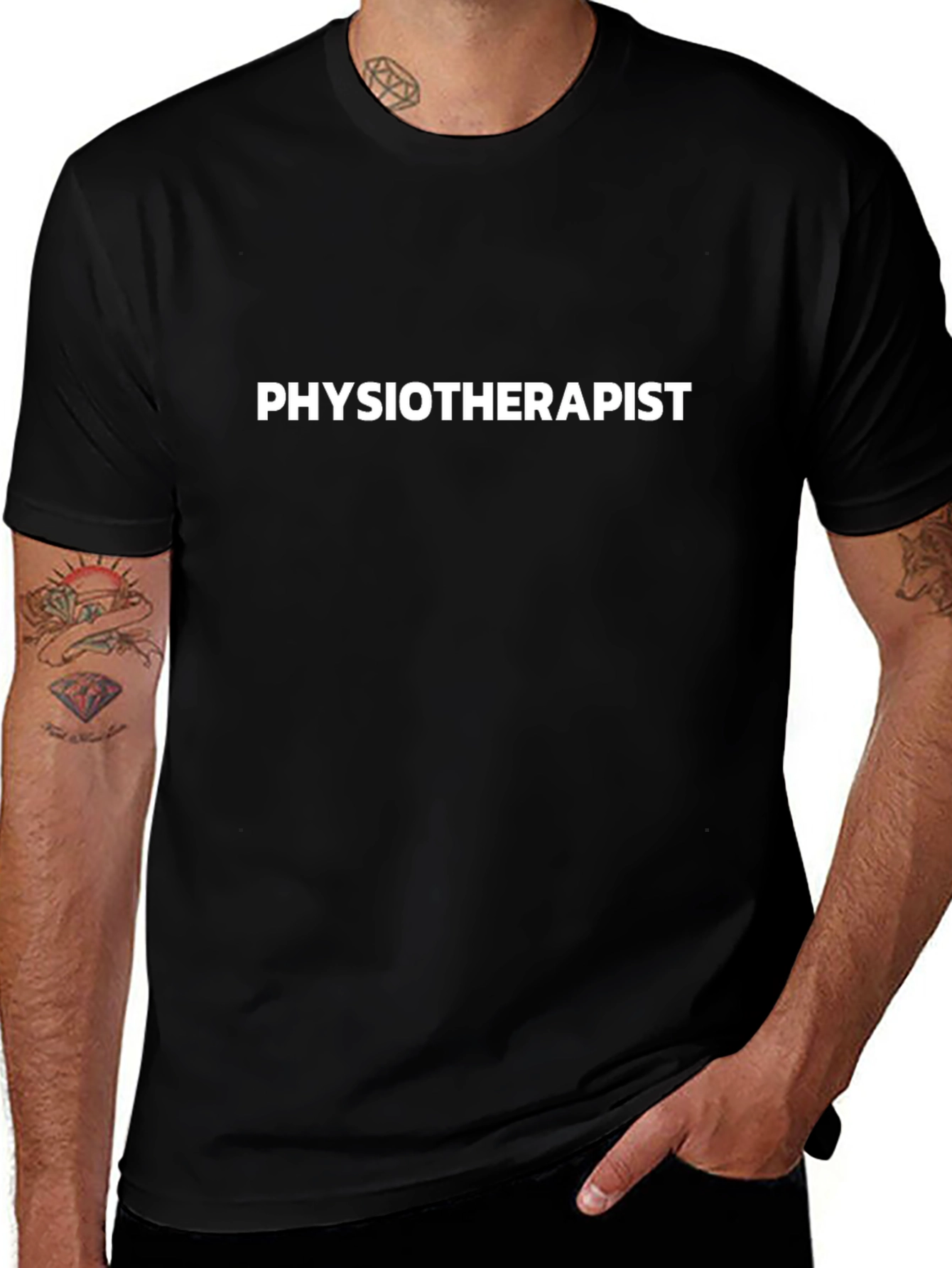 Physiotherapist T-Shirt - Black
