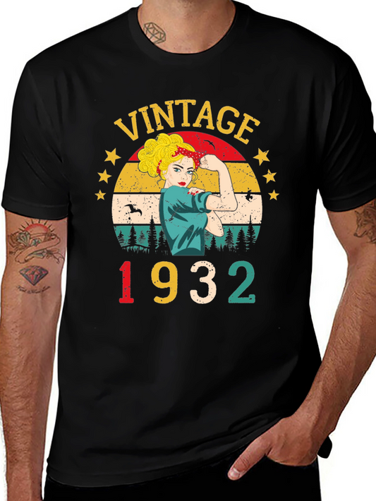 Vintage 1932 Strong Woman T-Shirt