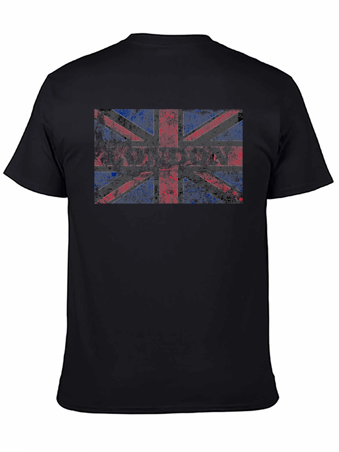 London Union Jack Graphic Black T-Shirt