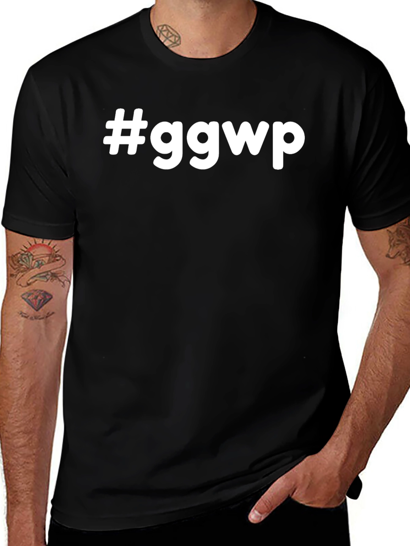 GGWP Black T-Shirt - Good Game Well Played