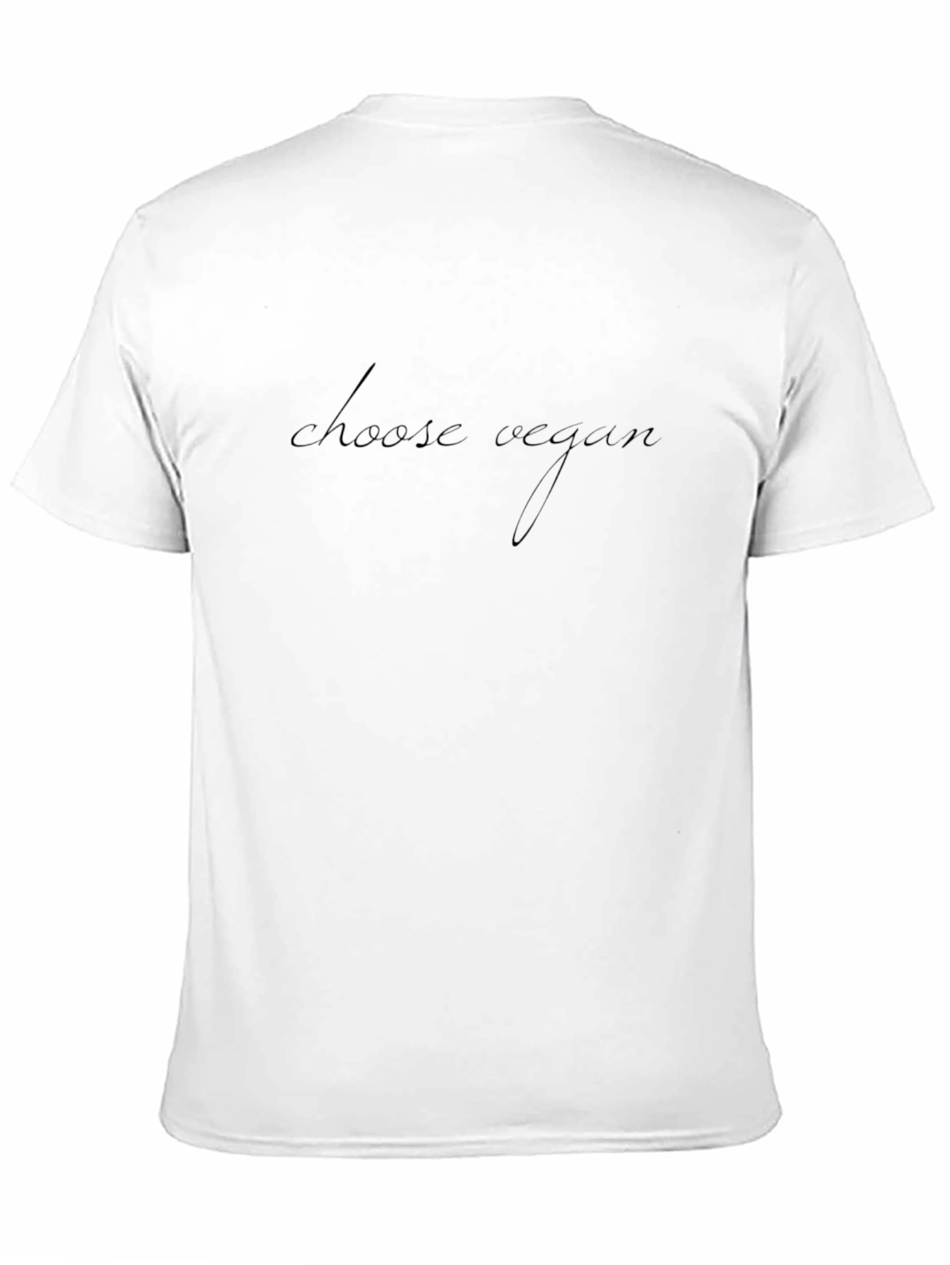 Choose Vegan Black T-Shirt - Mens Casual Tee